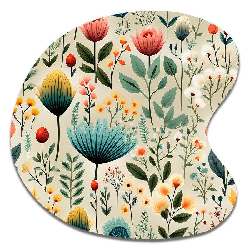 Geoghegan - Plantes asymétriques, art mural, sculpture murale en métal de forme irrégulière, H 33 po x l 33 po
