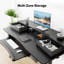 Adjustable Standing Desk With Keyboard Tray, Riser & Drawers-1195503620-1195503621