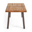 Ensemble repas d'extérieur - Table Della en bois d'acacia de qualité supérieure et chaises en osier