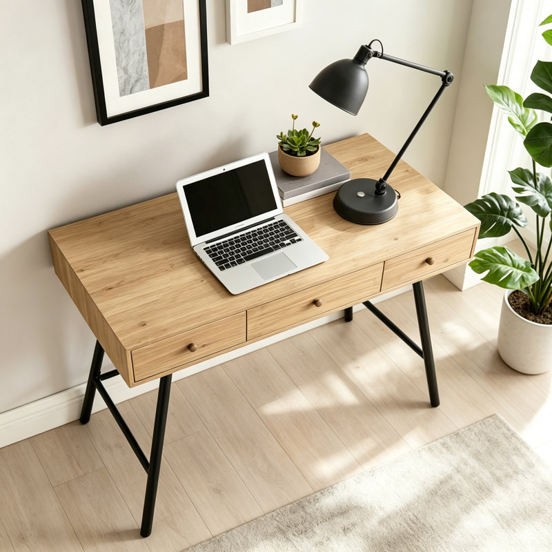 Console Landreneau, H 29,5 po x l 47,2 po x P 23,6 po, Noir