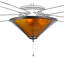 Sutter 3-Light Ceiling Fan Bowl Light Kit