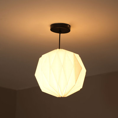 28cm H Paper Novelty Accent ( Screw On ) in White