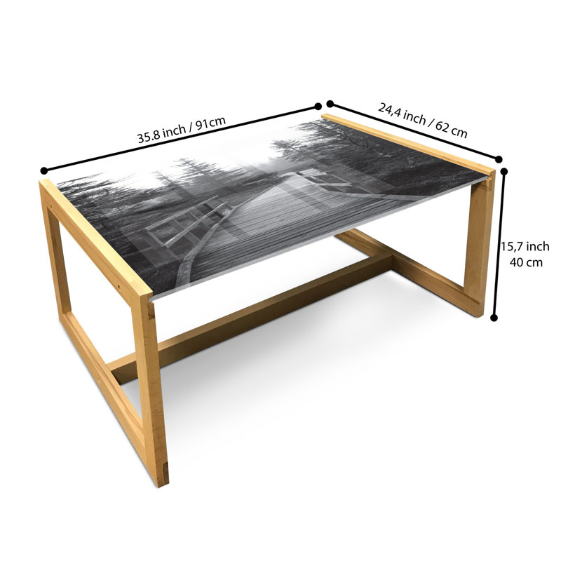 Jamaya Sled Coffee Table, 90cm H x 62cm W x 40cm D