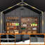 Spacious Storage Sheds, 8x6 Resin Steel Modern Backyard Organizer-137139395