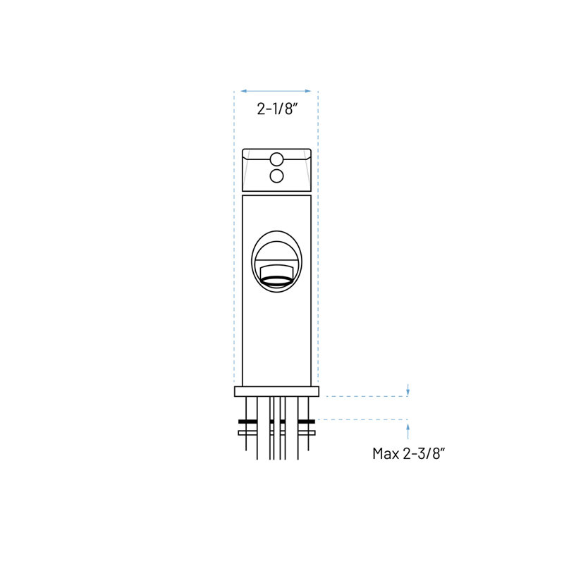 Robinet pour salle de bain à poignée simple, Chrome