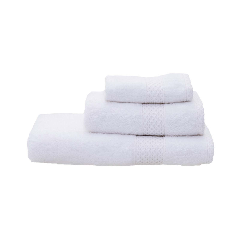 Aaidah Plush Bath Towel, White