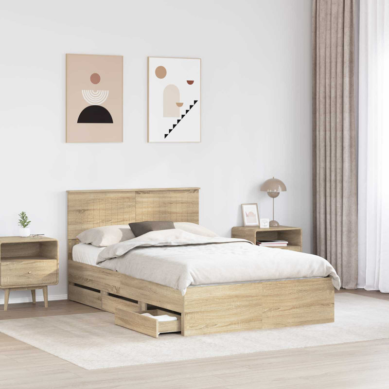 Bed, Sonoma Oak, Small Double (4')