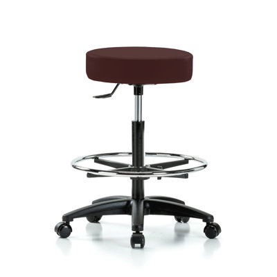 Tabouret médical avec anneau de pied PERCH | Hauteur du banc élevé: 24 à 34 po