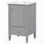 Meuble-lavabo autoportant avec lavabo et tiroirs et portes à fermeture en douceur-1616064460