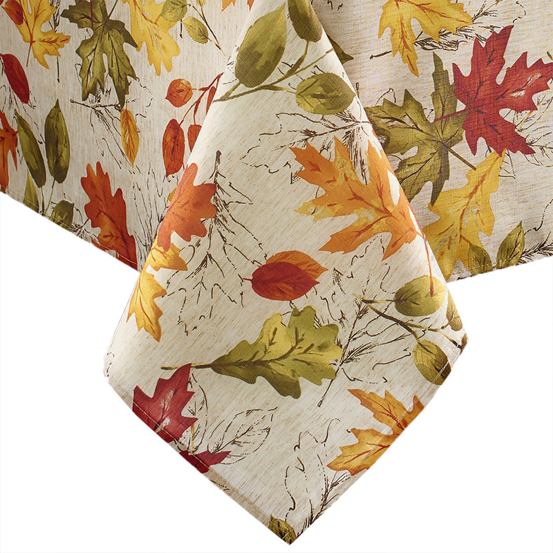 Rhoton Autumn Leaves Tablecloth, 52" x 52"