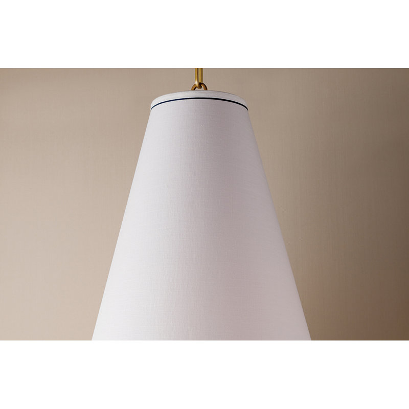 Worth 1 - Light Pendant, Aged Brass