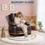 Fauteuil inclinable en cuir avec chaleur et massage-133209824