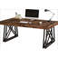 Bureau de direction rétro, bureau d'ordinateur, bureau (table seulement)