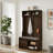 Ekamvir Hall Tree 40.7'' Wide with Bench and Shoe Storage-1783386156