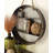 Hysell Metal Round 2 Shelves Black Wall Shelf with Hanging Rope