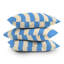 Coussin décoratif bleu et blanc Lyman Creative Co-113644842
