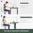 Krisslyn Adjustable Metal Base Standing Desk-2144877408