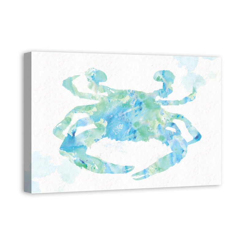 Crab Coastal - Impression sur toile tendue