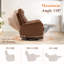 Fauteuil inclinable et pivotant en cuir respirant-1455291199