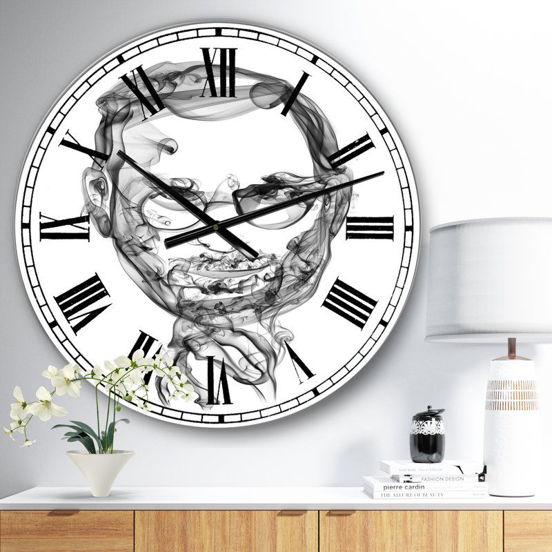 Steve Steve - Horloge murale moderne surdimensionnée, Petit