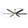 Brillion 72" 6-speed Reversible Ceiling Fan with Dimmable LED Lights and Remote Control