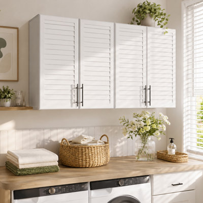 29.5" Laundry Room Cabinets Wall Mounted (Set Of 2)