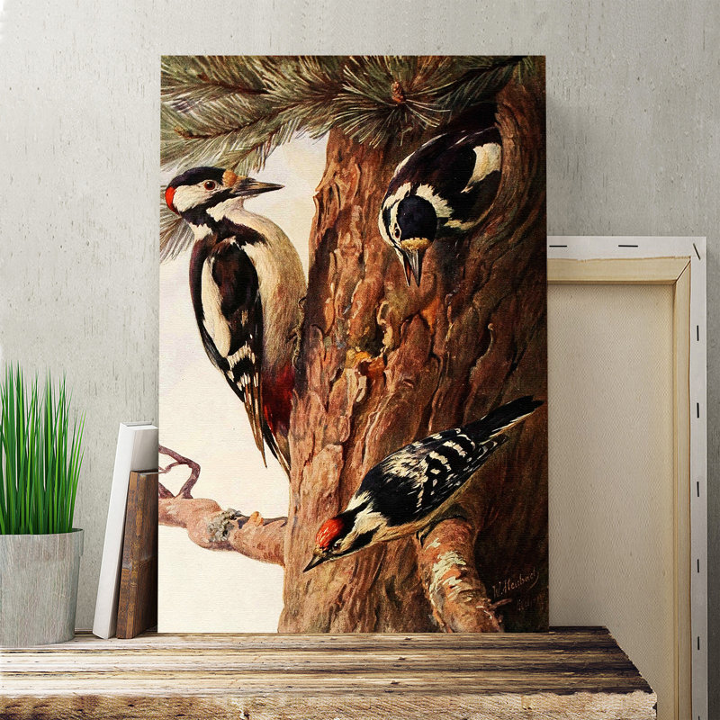 Wilhelm Kuhnert - Wrapped Canvas Painting, 60cm H x 40cm W