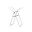 Brabantia Hangon 15 m Folding Drying Rack-100078191