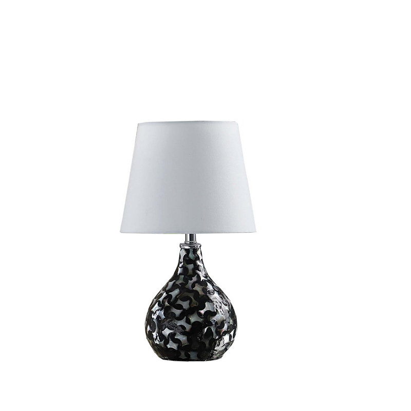 Mini lampe de table en polyrésine 11,5 po