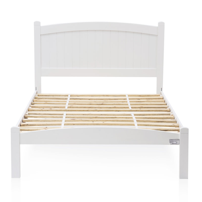 Cobbett Platform Bed, White, Full
