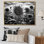 Tournesol noir et blanc I