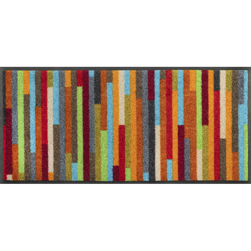 Mikado Non-Slip Doormat, Colorful, Rectangular 35 x 75cm