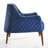 28.34" W Diamond Tufted Armchair with Solid Oak Legs-836833435