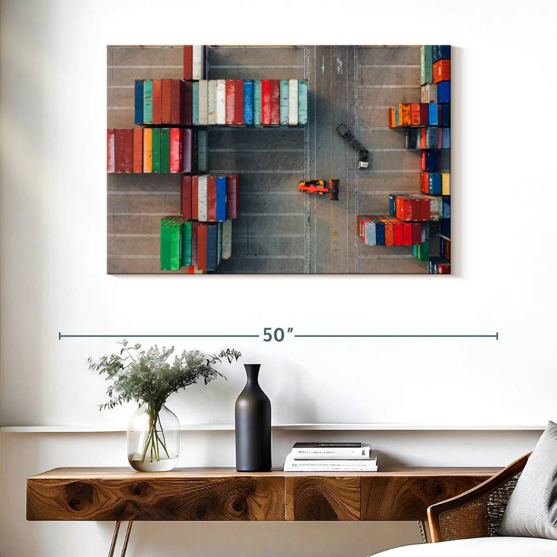 Mehar Freight Yard II, 26" H x 39" W