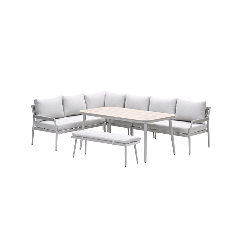 Figueroa Lounge Dining Set with Bench