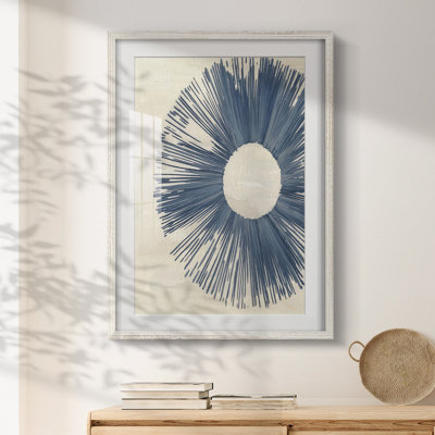 Blue Burst I -Framed Print