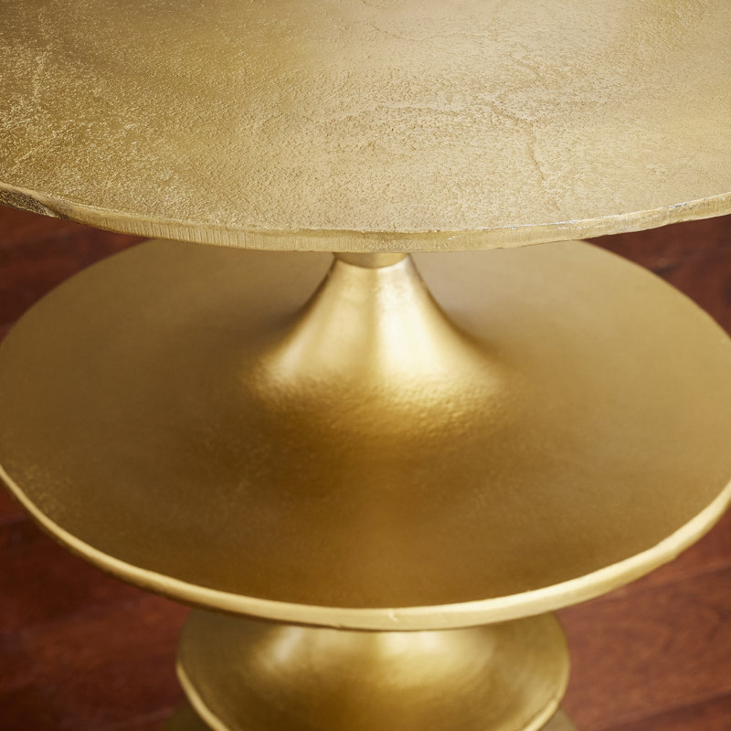 Eros Aluminum Top End Table