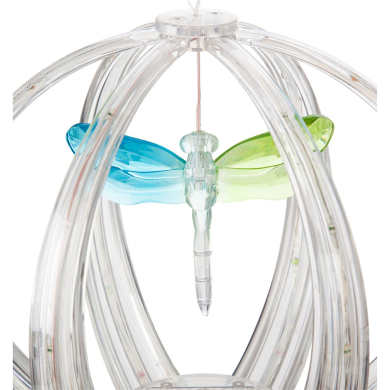 9.37'' Solar Powered Outdoor Hanging Light