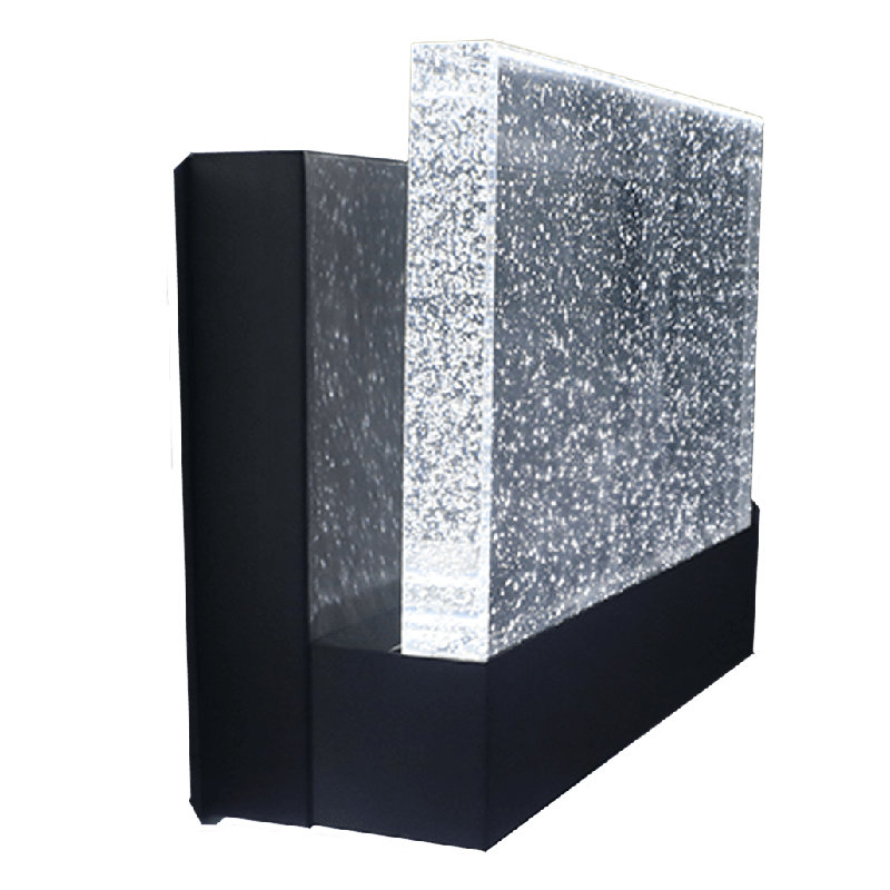 Chamanlal Steel LED Flush Mounted Sconce, Matte Black