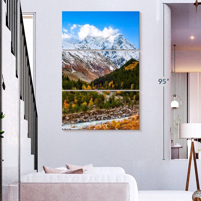 Alvord Swiss Alps Autumn, 74'' H x 48'' W