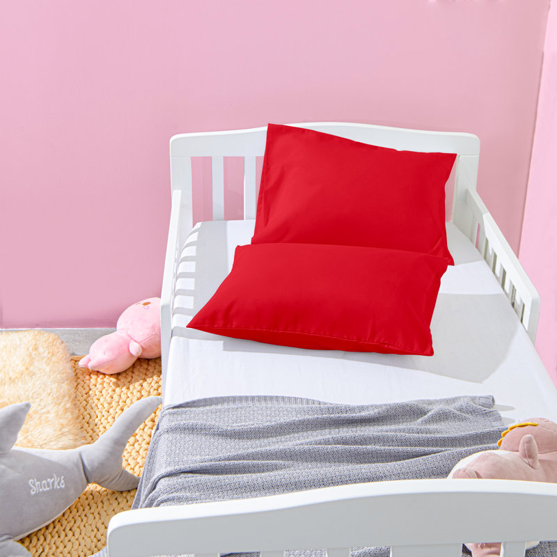 Taies d'oreiller pour tout-petits à fermeture à glissière, taies d'oreiller de voyage 100% microfibre brossée, 13 x 18 pouces - NTBAY
