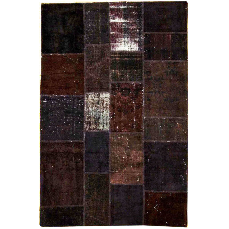 Vintage One-of-a-Kind 5'10" X 8'9" 1950s Wool Area Rug in