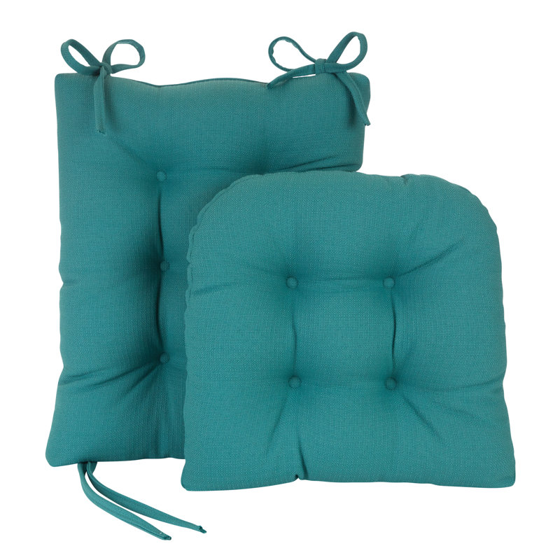 Non-Slip Rocking Chair Cushion Set, Teal