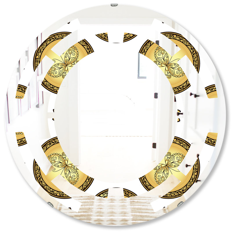Miroir mural sans cadre Space and Browne, 31,5 po x 31,5 po