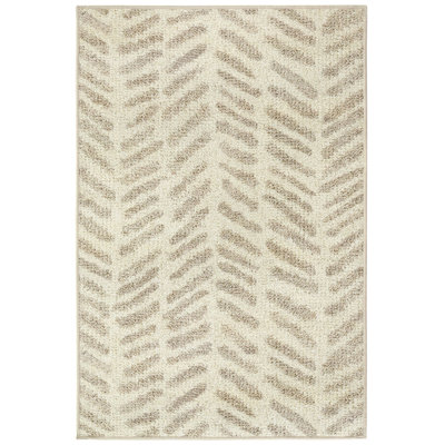 Tapis gris lavable à la machine Rowley