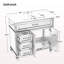 36" Bathroom Vanity With Sink, Black Bathroom Cabinet With Drawers, Solid Frame And MDF Board, One Package-485988134