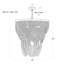 Lustre en perles de bois Ombre-105437792