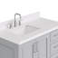 Ensemble de meuble-lavabo simple 42,25 po avec plateau en quartz Abshire-94668817