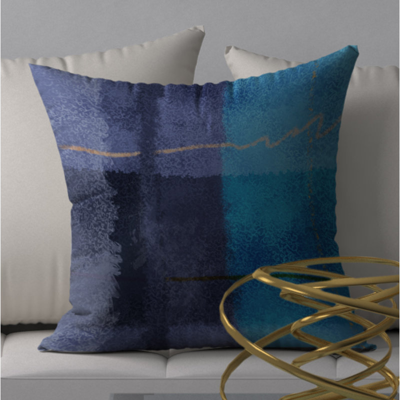 Housse de coussin décorative carrée Munchy, 18 po x 18 po