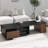 Extendable Coffee Table, Length Adjustable Wood Coffee Table with 2 Storage Drawers